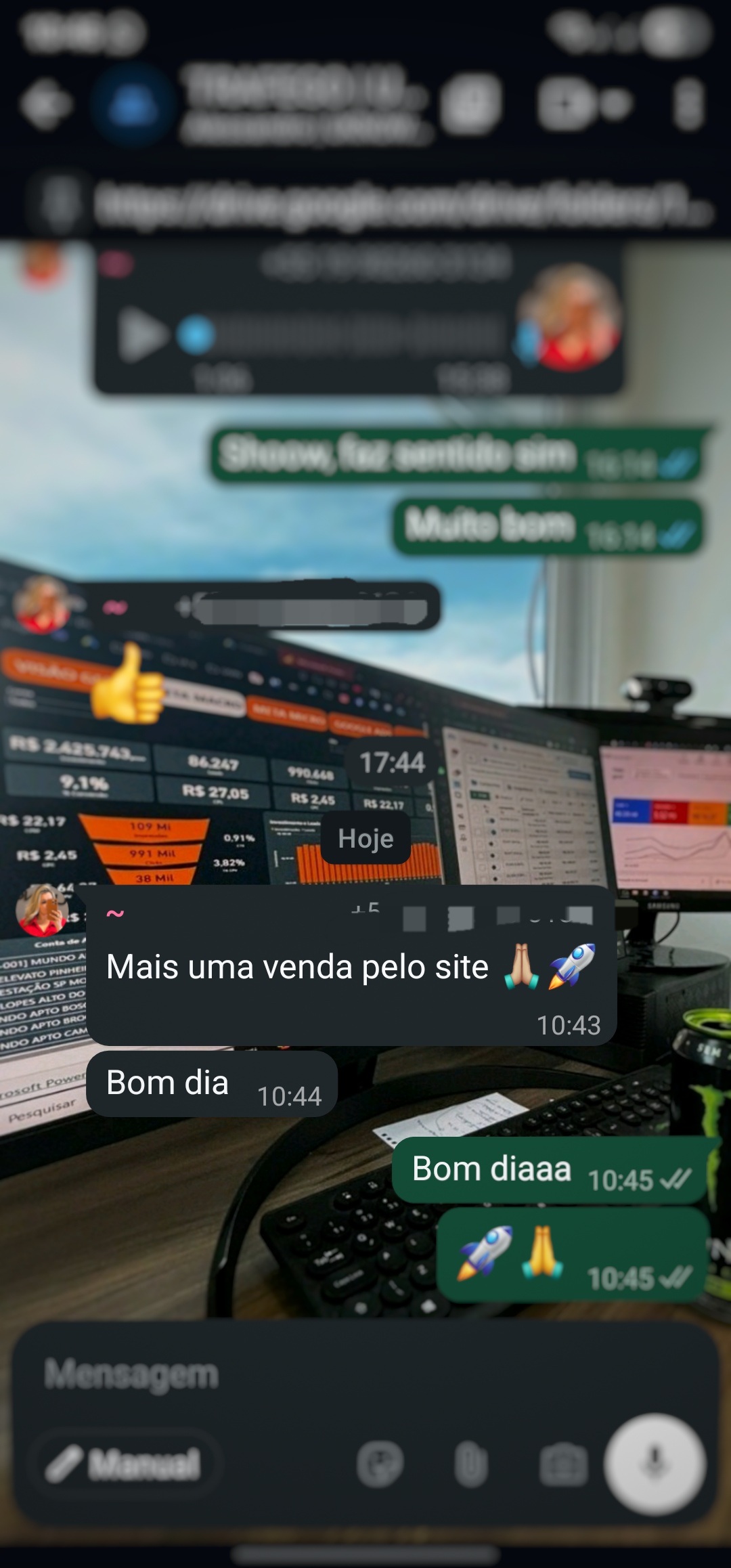 Resultado de campanha: leads chegando